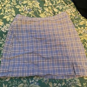 Plaid Hollister skirt